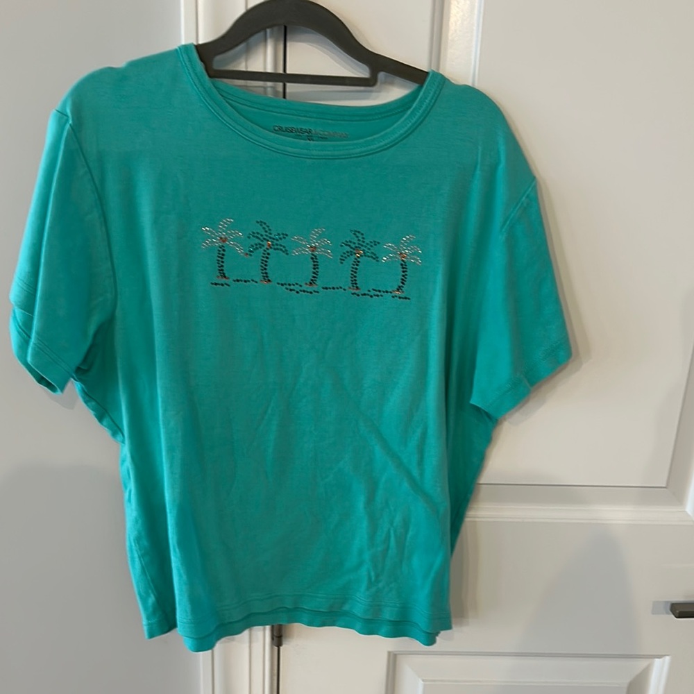 Turquoise Graphic XL T-Shirt